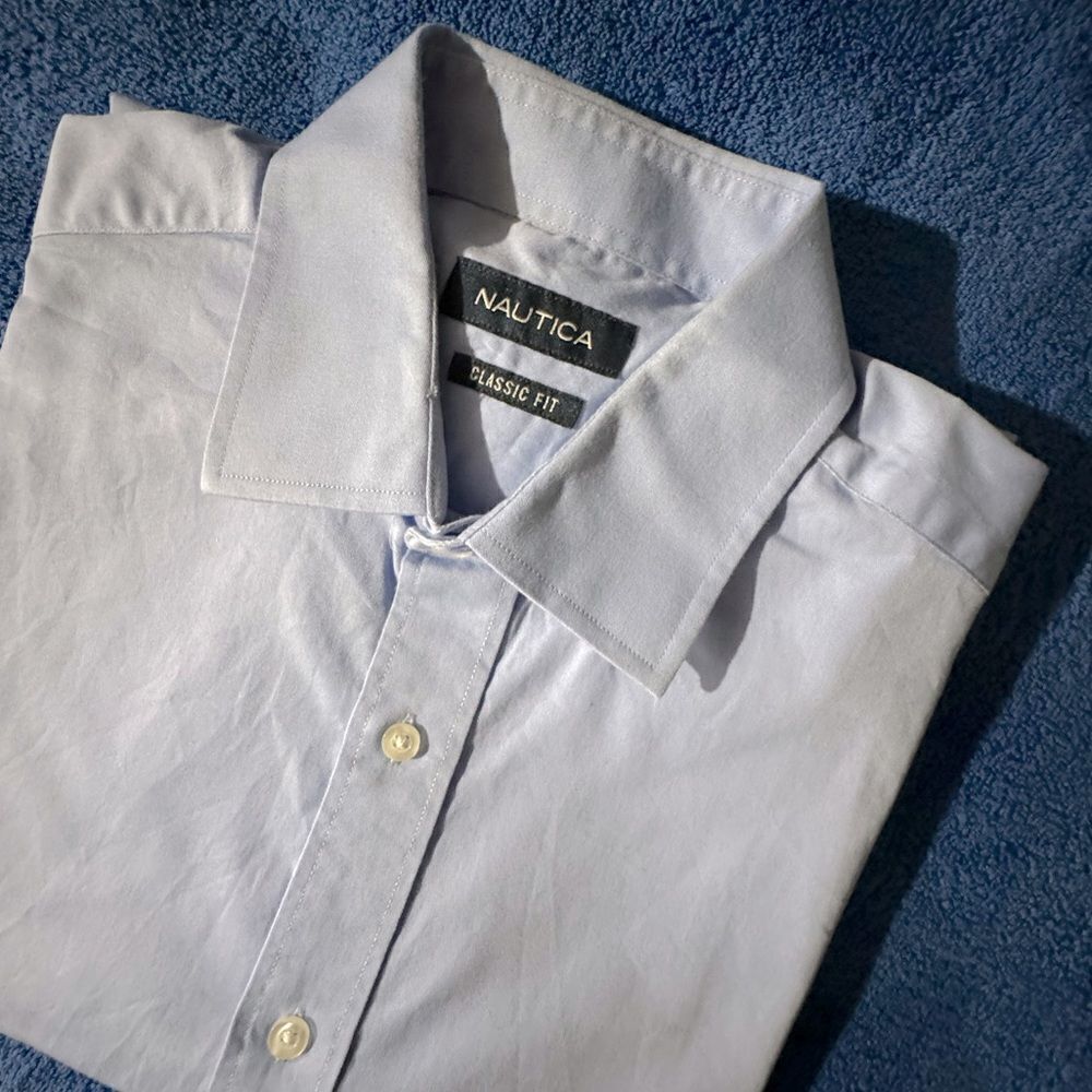 NAUTICA MENS CLASSIC FIT SHIRT M